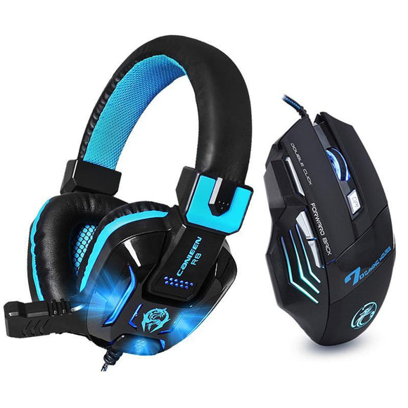 CANLEEN R8 Gaming Headphones & X7 Gaming Mouse